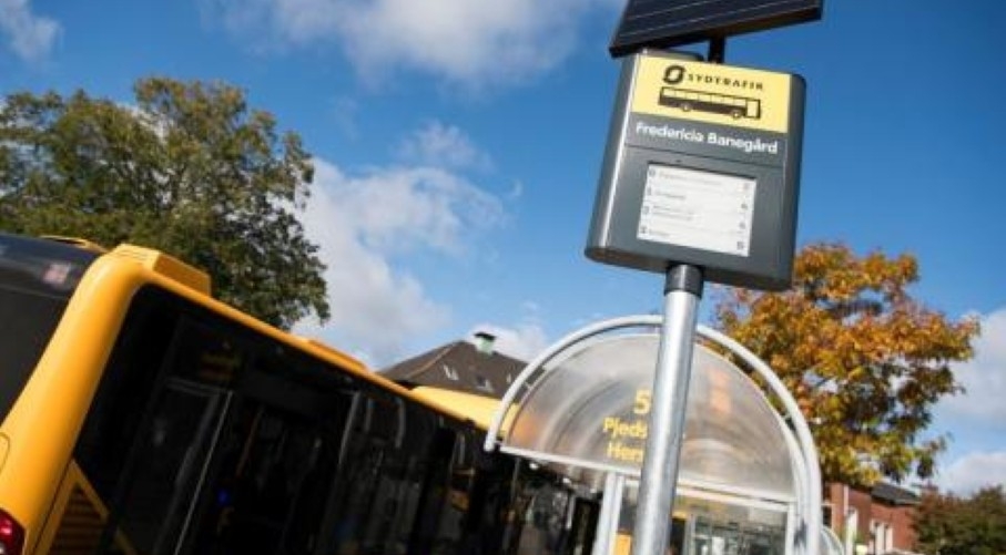 Billede der viser busserne 