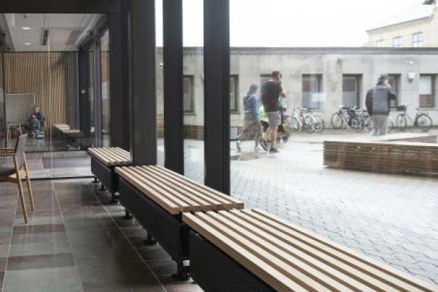 Billede fra Foyeren på Sundhedshuset